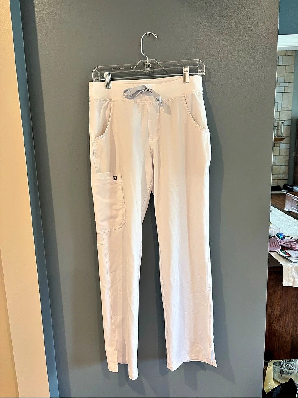 FIGS Scrub Pant White